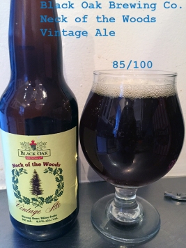 Day 18 - Black Oak Brewing Co - Neck of the Woods Vintage Ale